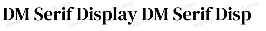 DM Serif Display DM Serif Display字体转换